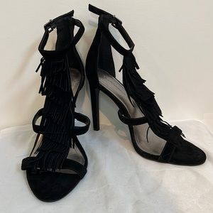 BCBG Generation Tassel Black Heels